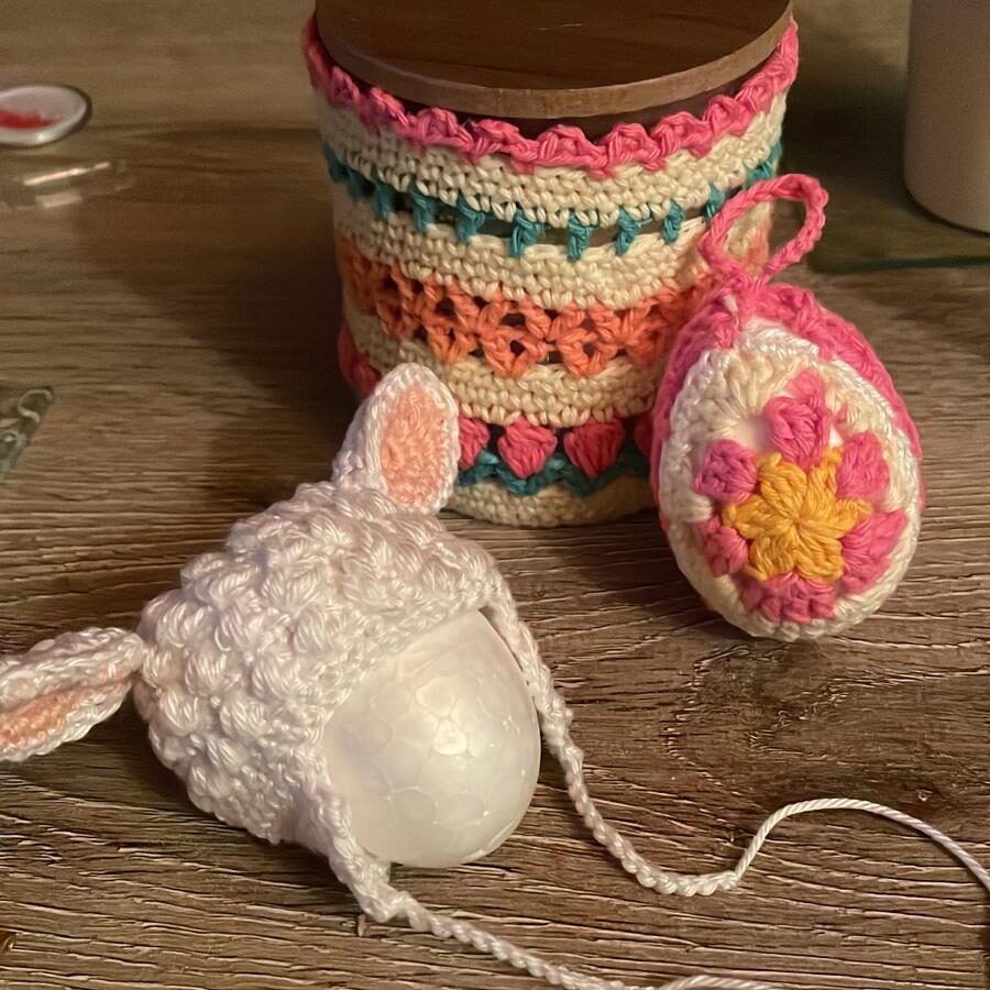 Paasdecoraties haken 4 maart