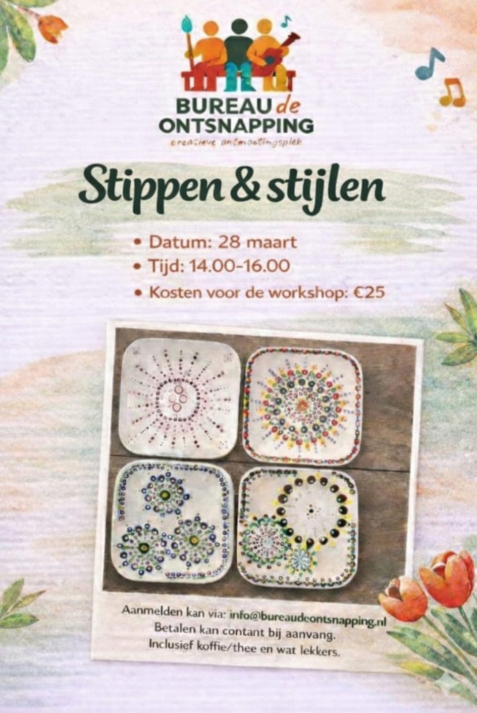 Workshop stippen & stijlen 28 maart