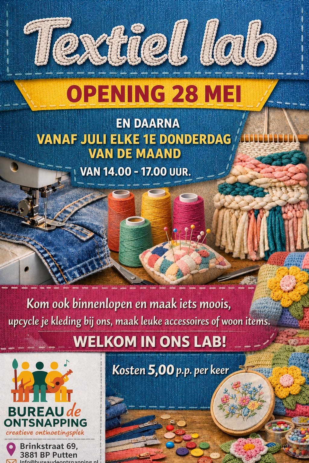 Textiel lab OPENING 28 MEI