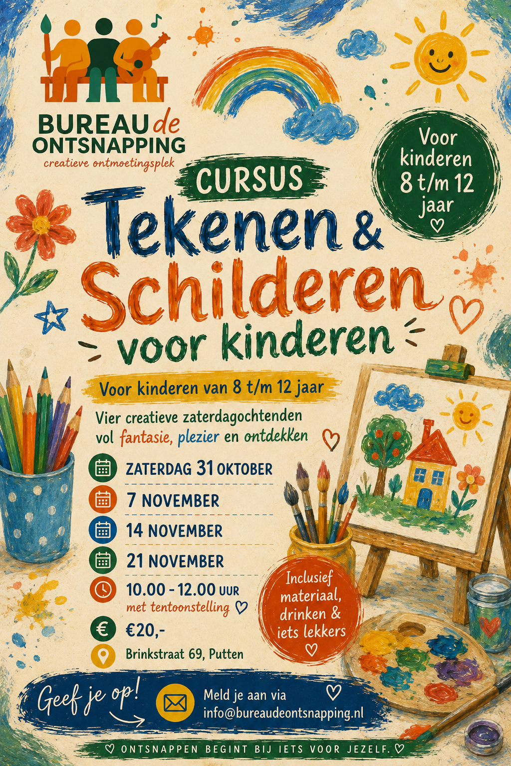 Cursus Tekenen en Schilderen voor Kinderen